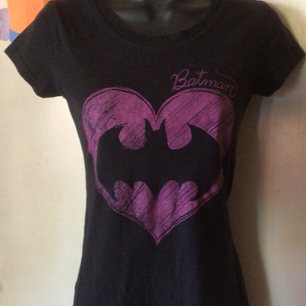 Preowned Batman Black T Shirt